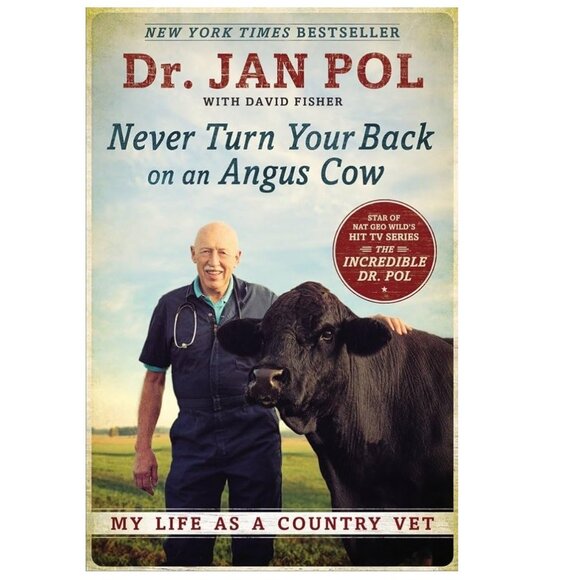 Never Turn Your Back on an Angus Cow By Dr. Jan Pol - Paperback - Picture 1 of 6